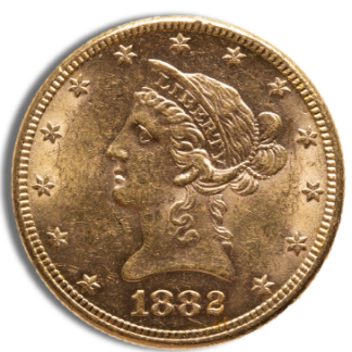 $10 Gold Liberty Eagle - BU